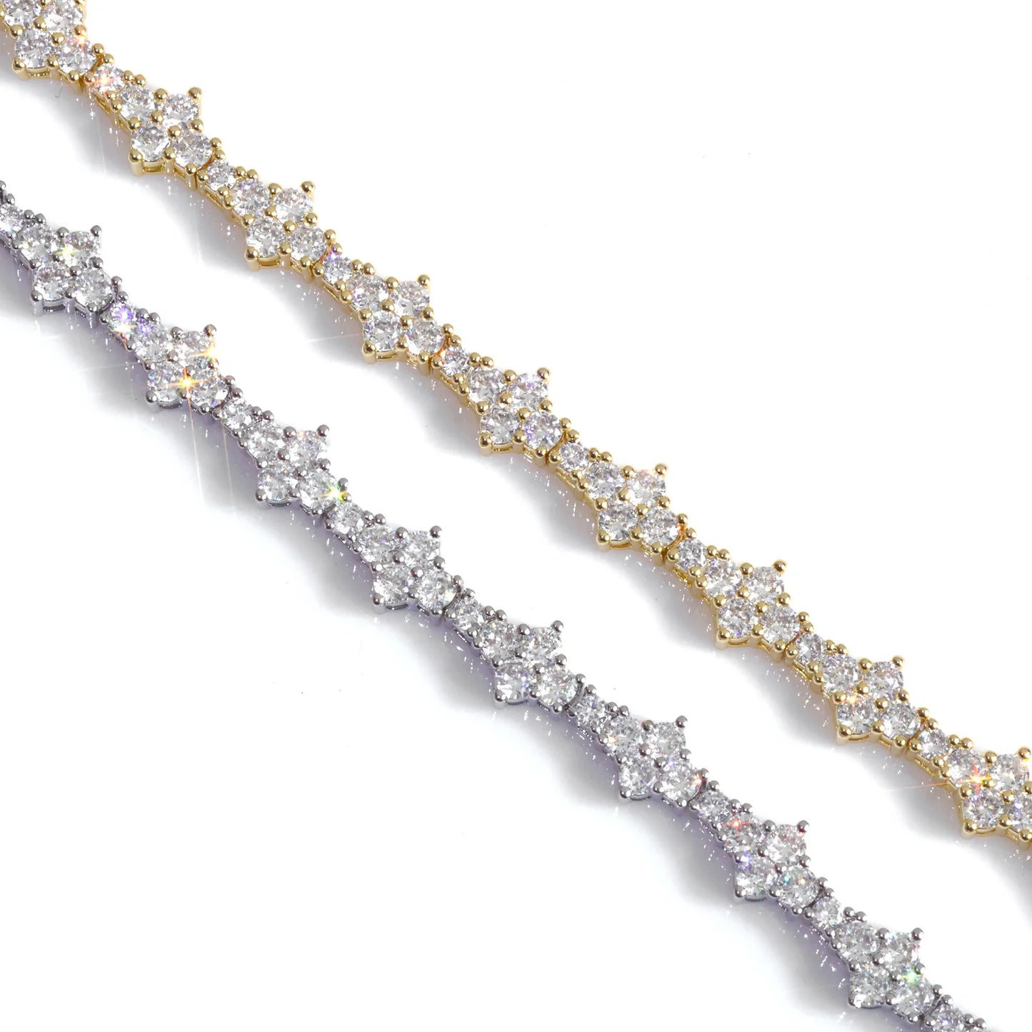 Honeycomb 3mm tennis bracelet