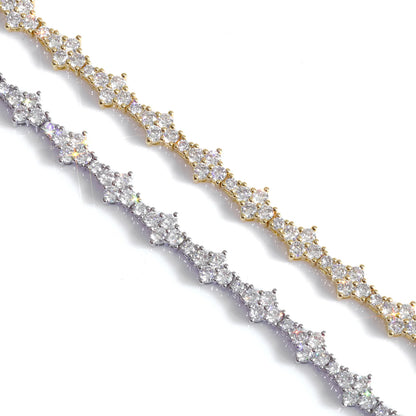 Honeycomb 3mm tennis bracelet