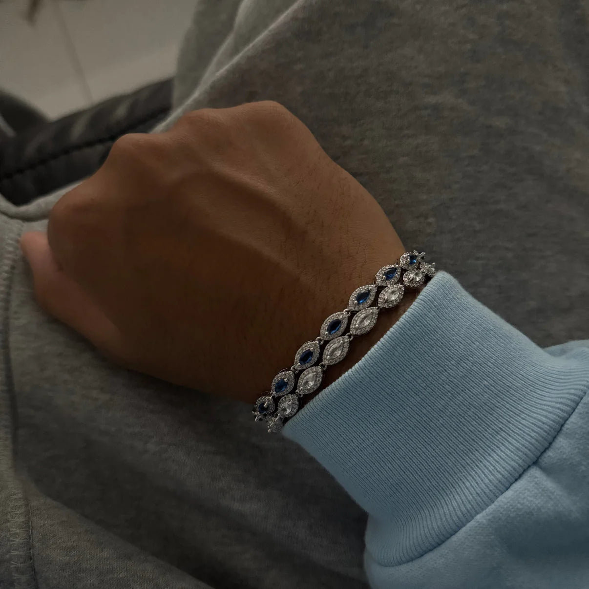 Iced out angel eyes Bracelet